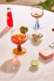 HKliving wijnglas laag - oker