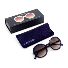 Looplabb zonnebril jane - donkerblauw