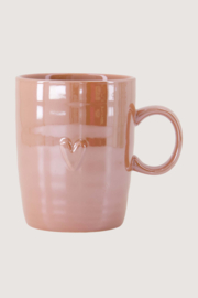 Zusss theemok parelmoer - roze