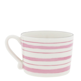 Bastion Collections mok l stripe - roze