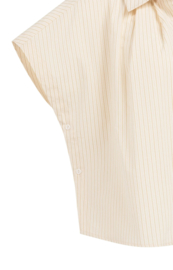 YAYA blouse gestreept - creme/peach