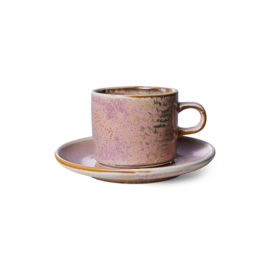 HKliving kop en schotel chef ceramics - roze