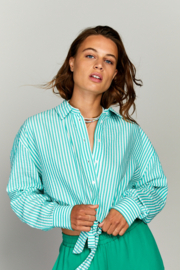 Anna Blue blouse streep - groen