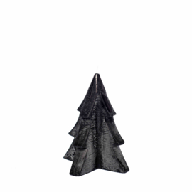 Kaars kerstboom l - zwart