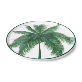 HKliving ontbijtbord palmboom - groen