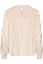 Cream blouse smock