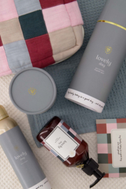 Zusss geurkaars in koker - grijsblauw