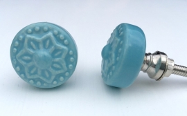 Knopje, ster blauw