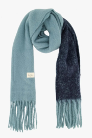 Zusss sjaal blok - donkerblauw