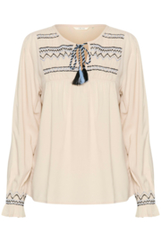 Cream blouse