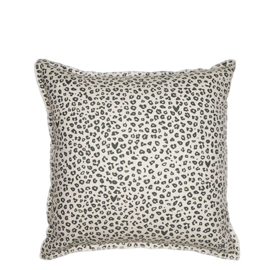 Bastion Collections kussenhoes leopard - titane