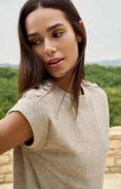 YAYA shirt mouwloos - beige/bruin