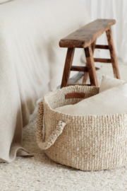 Mand rond jute xl - naturel