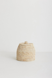 Mand met deksel s - naturel