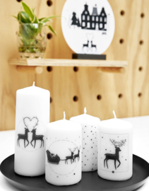 Zoedt kaars kerst hertje