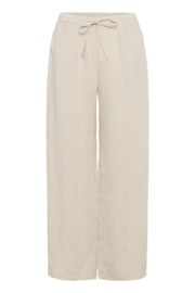 Cream broek linnen - naturel