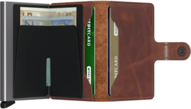 Secrid miniwallet vintage - bruin