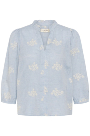 Cream blouse korey - blauw