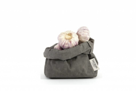Uashmama paper bag - donkergrijs