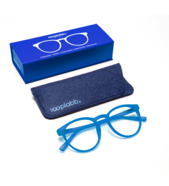 Looplabb leesbril papillon - vintage blue