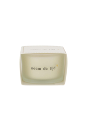 Zusss geurkaars in glas neem de tijd