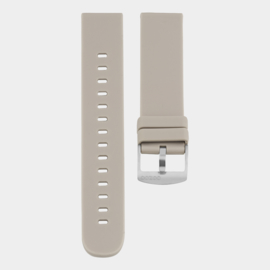 OOZOO smartwatch losse band - taupe/zilver