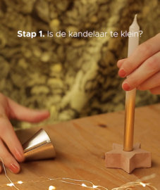Rustik Lys kaarsenslijper