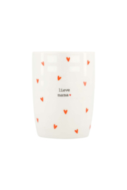 Zusss koffiemok lieve mama - rood