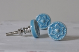 Knop, coin s blauw
