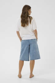 Cream shirt gebreid - snow white