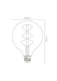 Lucide LED lamp G125