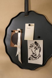 vtwonen memobord rond - zwart