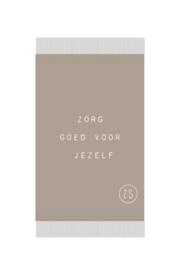 Zusss gastendoek - leem