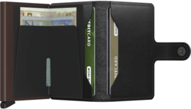 Secrid miniwallet - zwart/bruin