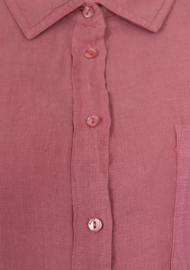 Anna Blue blouse - berry