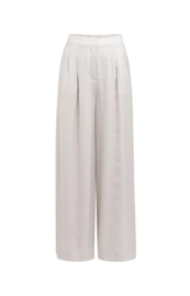 YAYA broek wijde pijpen - creme/grijs