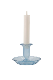 Zusss kandelaar glas - blauw