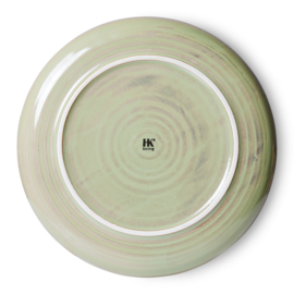 HKliving dinerbord chef ceramics - mosgroen