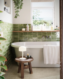 DeluxeHomeart LED tafellamp - creme