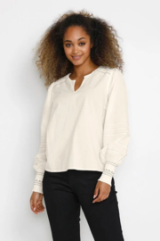 Cream blouse paulo - creme