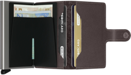 Secrid miniwallet - donkerbruin