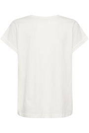 Cream shirt print - wit