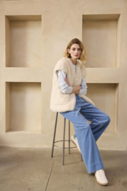 JcSophie vest - wolwit