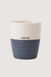 Zusss koffiemok hartje - blauw