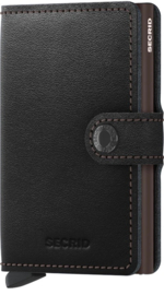 Secrid miniwallet - zwart/bruin