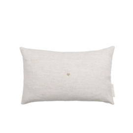 Bastion Collections kussen 30x50 - naturel/taupe