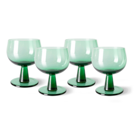 HKliving wijnglas emeralds m - groen