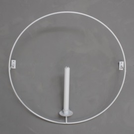 Storefactory muurkaarsenhouder - wit