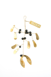 MrsBloom hanger mistletoe - zwart
