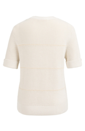 YAYA shirt met strepen - ecru